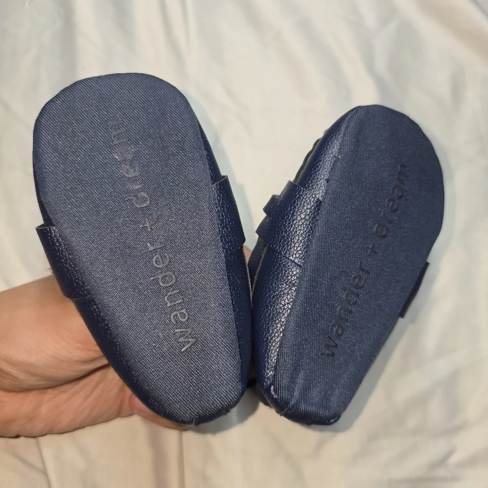 Wander + Dream Baby Boys Loafers Prewalker Moccasin Crib Shoes
